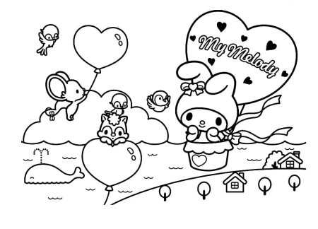 Sanrio раскраски
