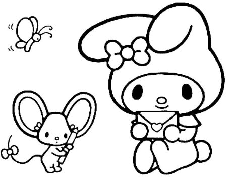 COLORPAGE my Melody