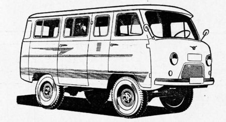 УАЗ 452 Буханка раскраска