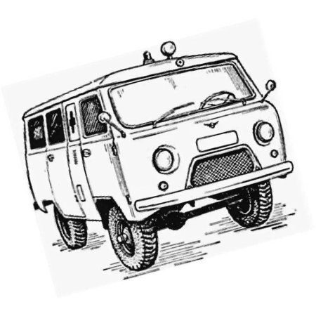 УАЗ 452 раскраска
