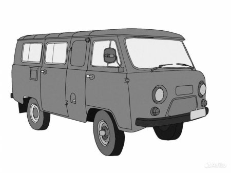 УАЗ 452 Буханка раскраска