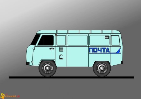 УАЗ 452 Буханка раскраска
