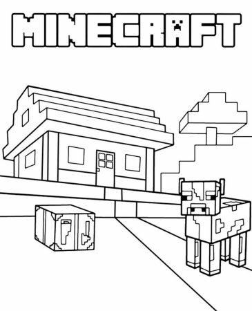 Разукрашки майнкрафт