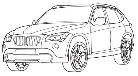 BMW x6 m распечать