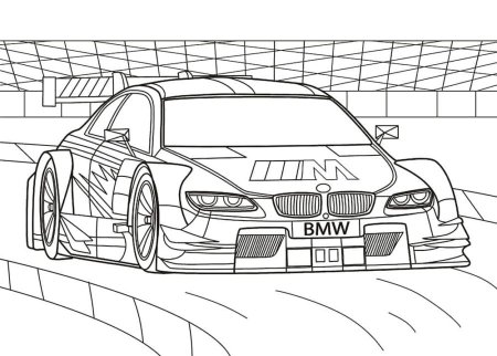Раскраска BMW m5 f90