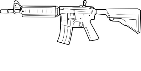 М416 автомат чертеж