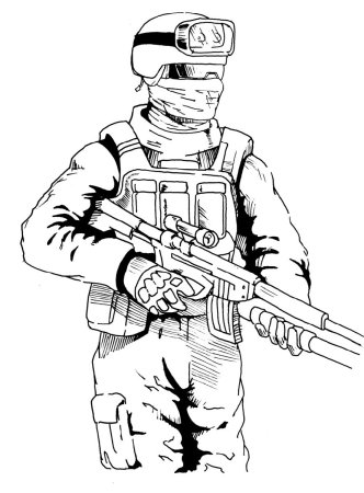 Раскраска Call of Duty Modern Warfare 2