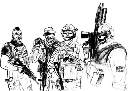 Раскраска Call of Duty Modern Warfare 2