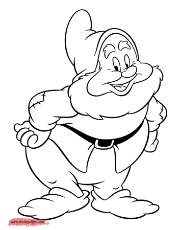 Гном Чихун раскраска