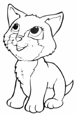 Кошки и собаки. Раскраска