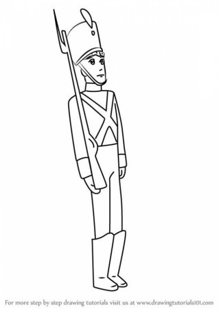 Оловянный солдатик рисунок