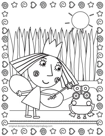 Раскраска Холли