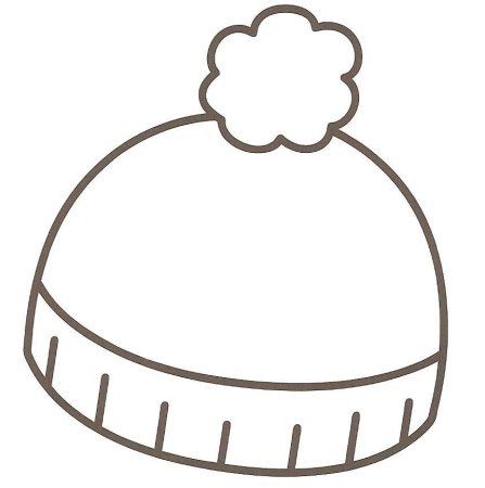 Шапка раскраска