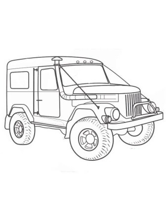 УАЗ 452 Буханка раскраска
