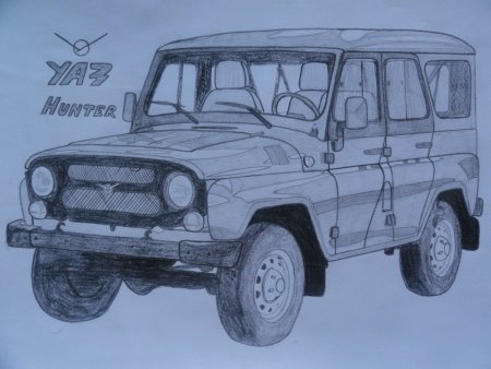 УАЗ-469 внедорожник с переди