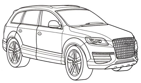 Ауди q7 вектор