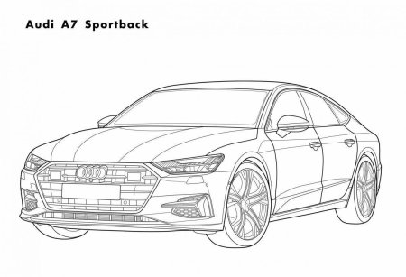 Раскраска Audi q5