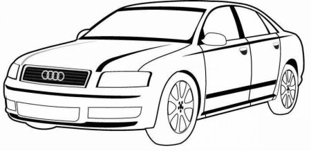 Раскраска Volkswagen Passat b5