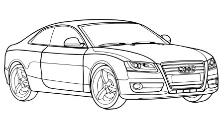 Раскраска Ауди q5