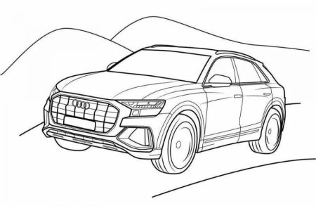 Машинка Audi q8