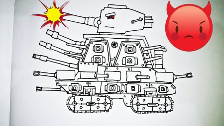 Танчики раскраска кв44