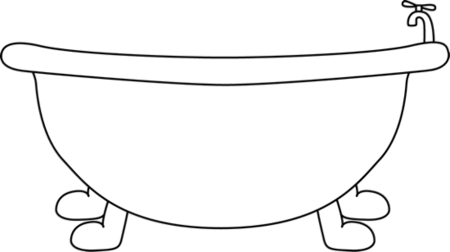 Тазик раскраска