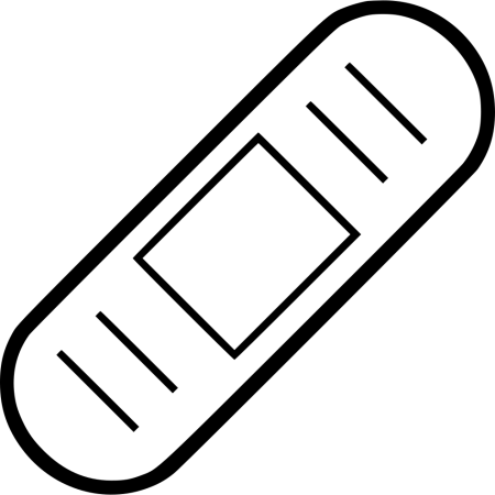 Пластыри черно белые