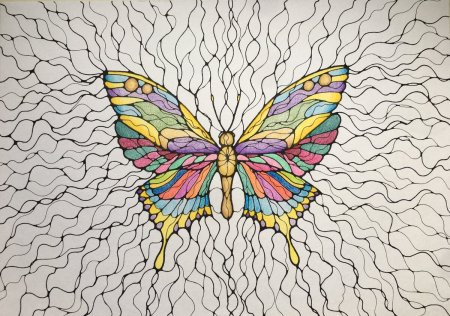 Нейрографика Крылья