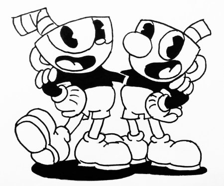 Cuphead чб