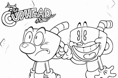 Cuphead нарисовать поэтапно