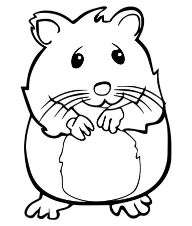 Hamtaro раскраска