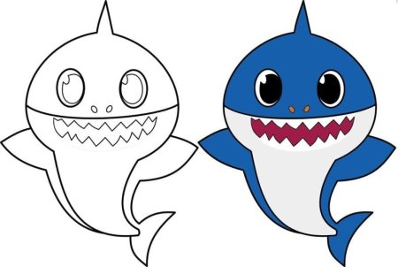 Baby Shark для рисования