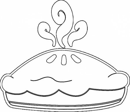 Пирог раскраска
