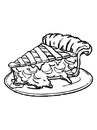 Пироги для раскрашивания