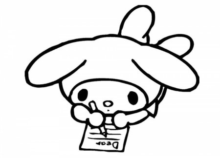 My Melody раскраска