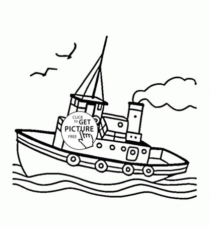 Водный транспорт раскраски для детей