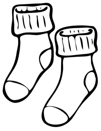 Socks раскраска