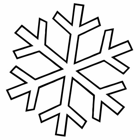 Снежинка раскраска