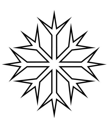 Новогодние раскраски снежинки