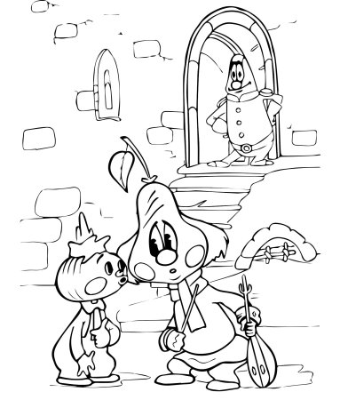 Чиполлино рисунок