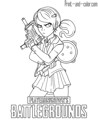 PUBG раскраска