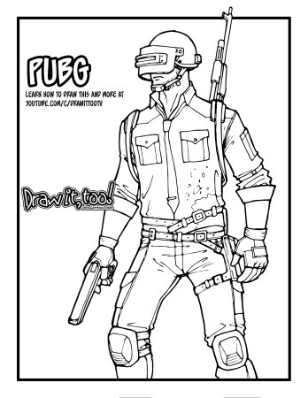 PUBG раскраска