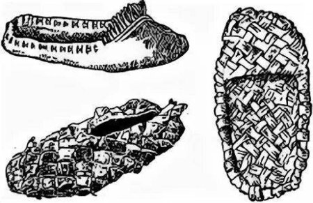 Лапти рисунок