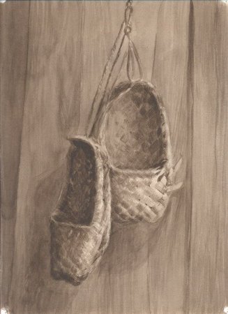 Лапти рисунок