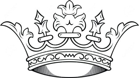 Корона тату эскиз
