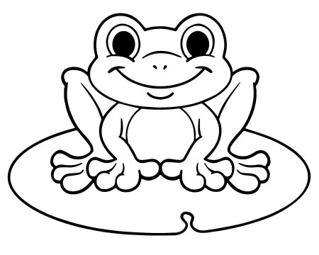 Лягушка Frog раскраска