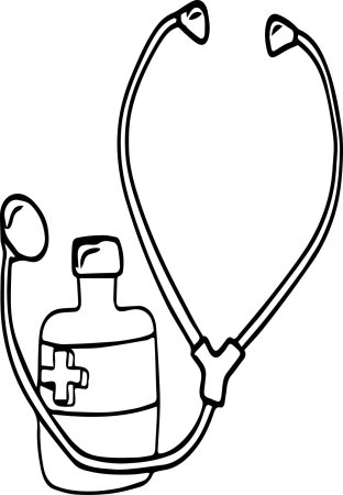 Трафарет врача