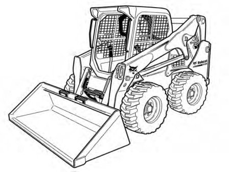 Минипогрузчик Mustang sl2076 чертеж