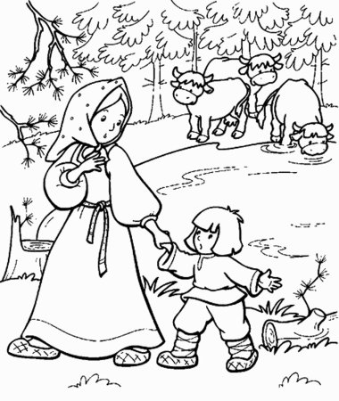 Аленушка рисунок
