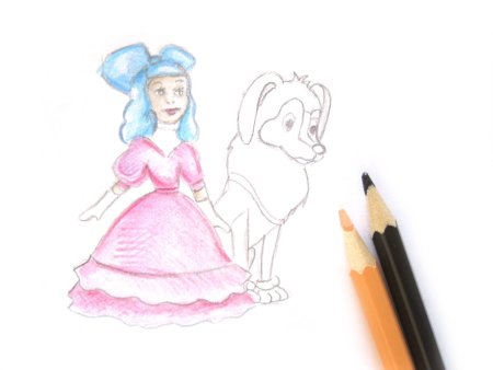 Мальвина рисунок